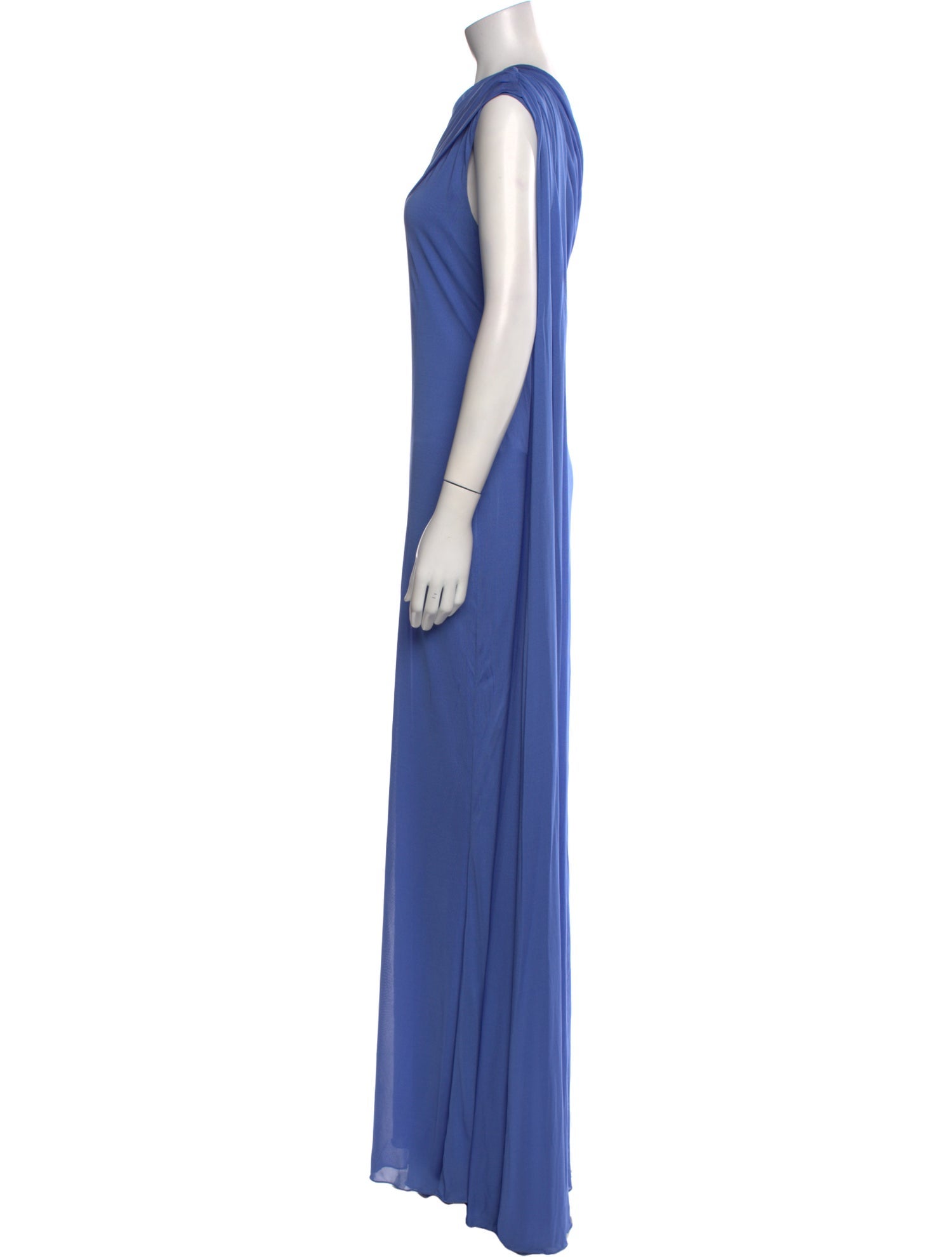 Versace One-Shoulder Long Dress