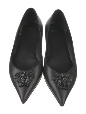 Versace Leather Flats
