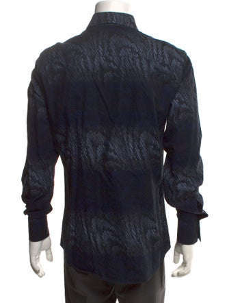 Versace Collection Printed Long Sleeve Shirt
