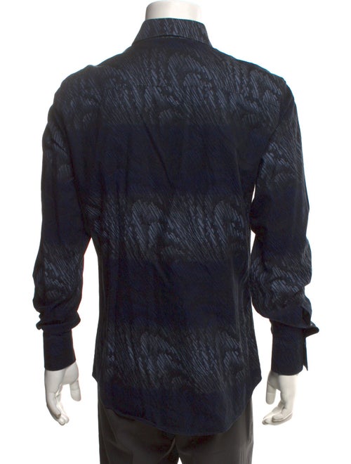 Versace Collection Printed Long Sleeve Shirt