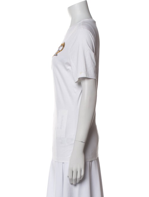 Versace Graphic Print Crew Neck T-Shirt