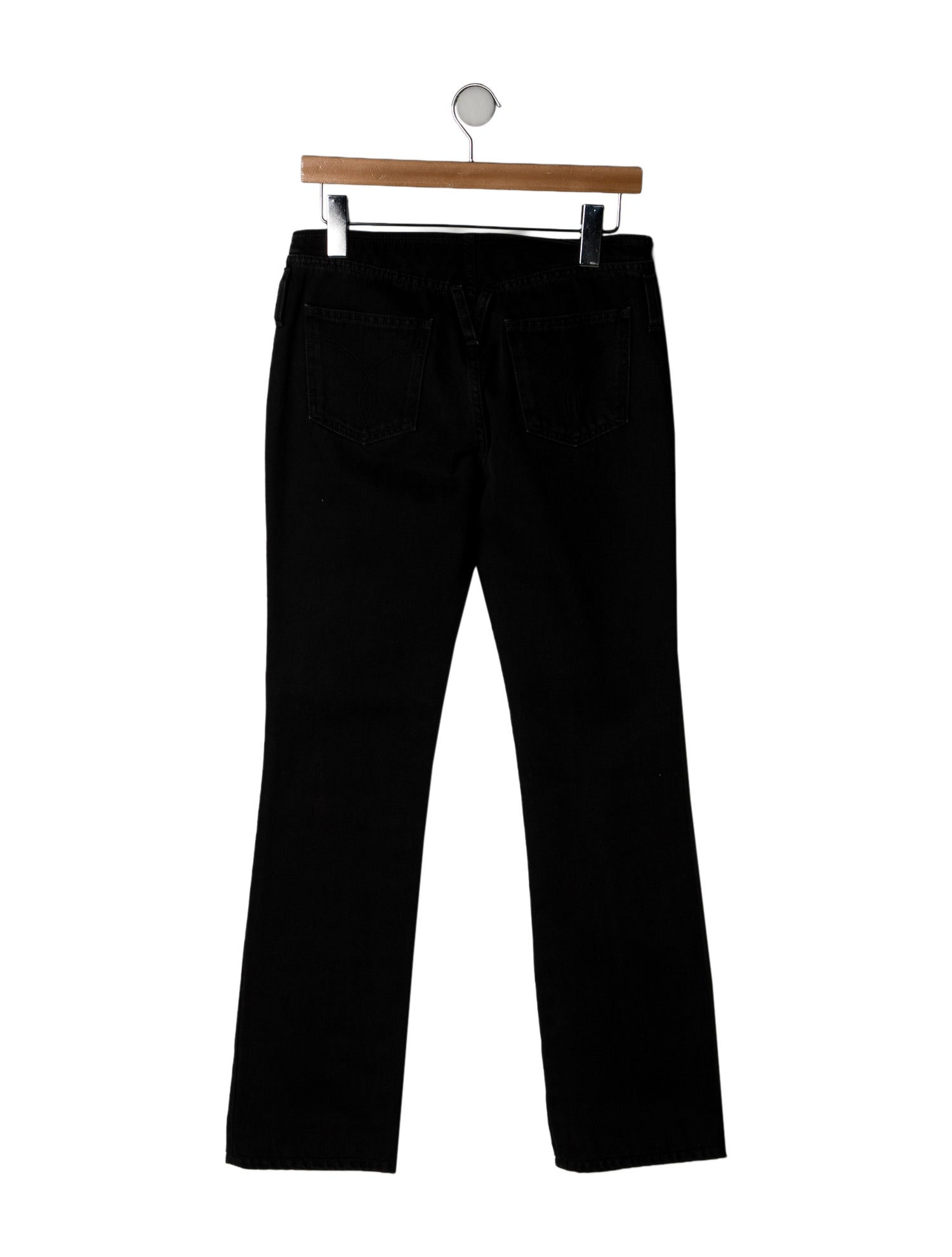 Versace Mid-Rise Straight Leg Jeans