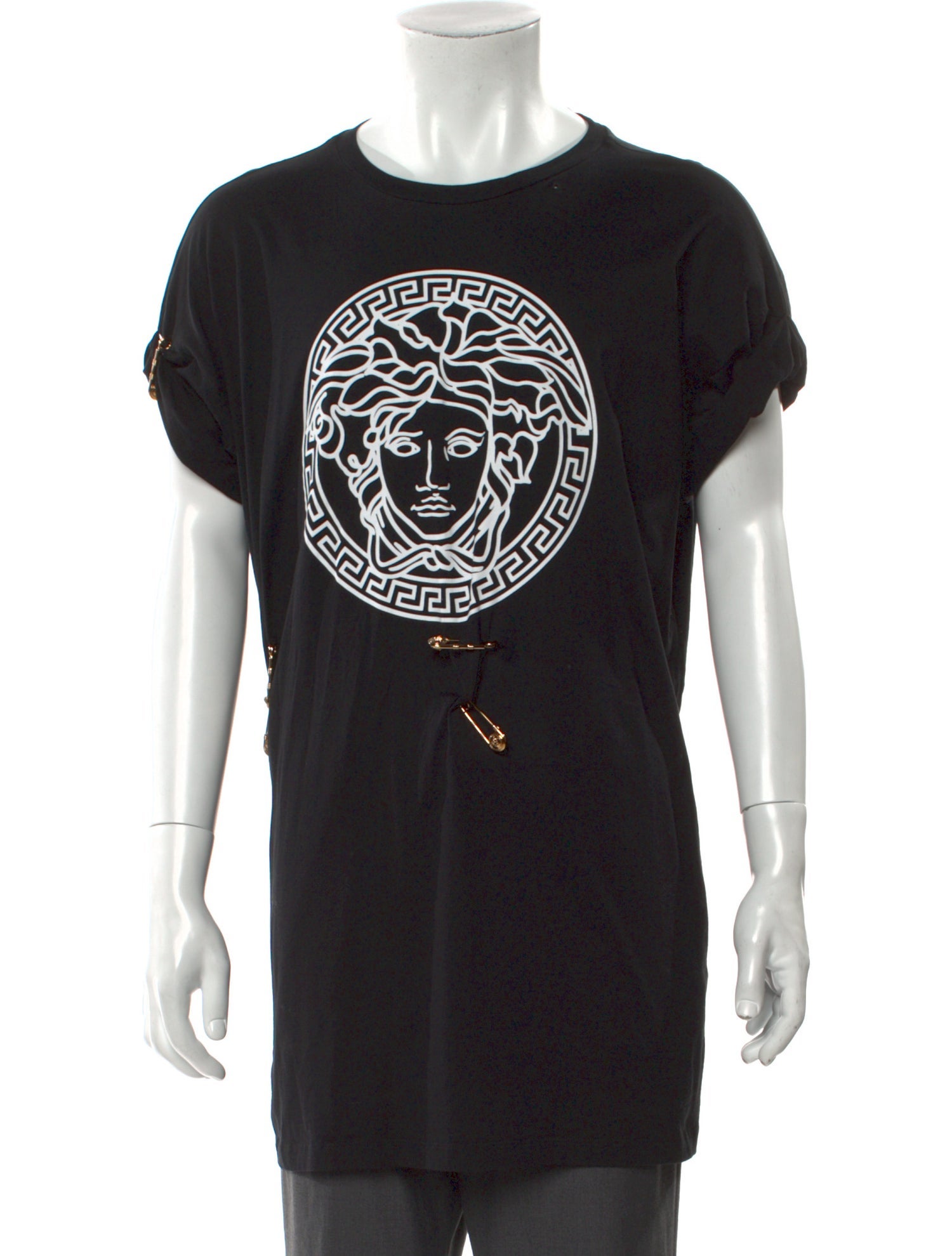 Versace Graphic Print Crew Neck T-Shirt