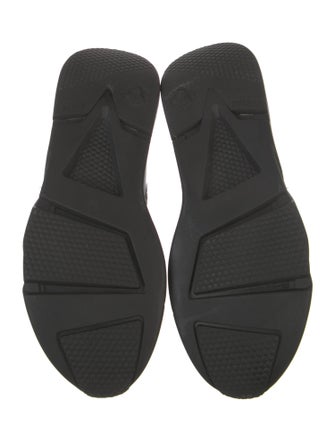 Versace Leather Printed Sneakers