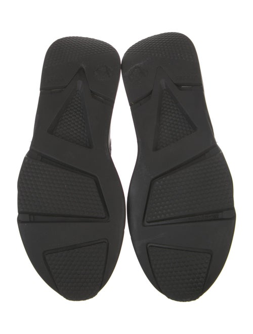 Versace Leather Printed Sneakers