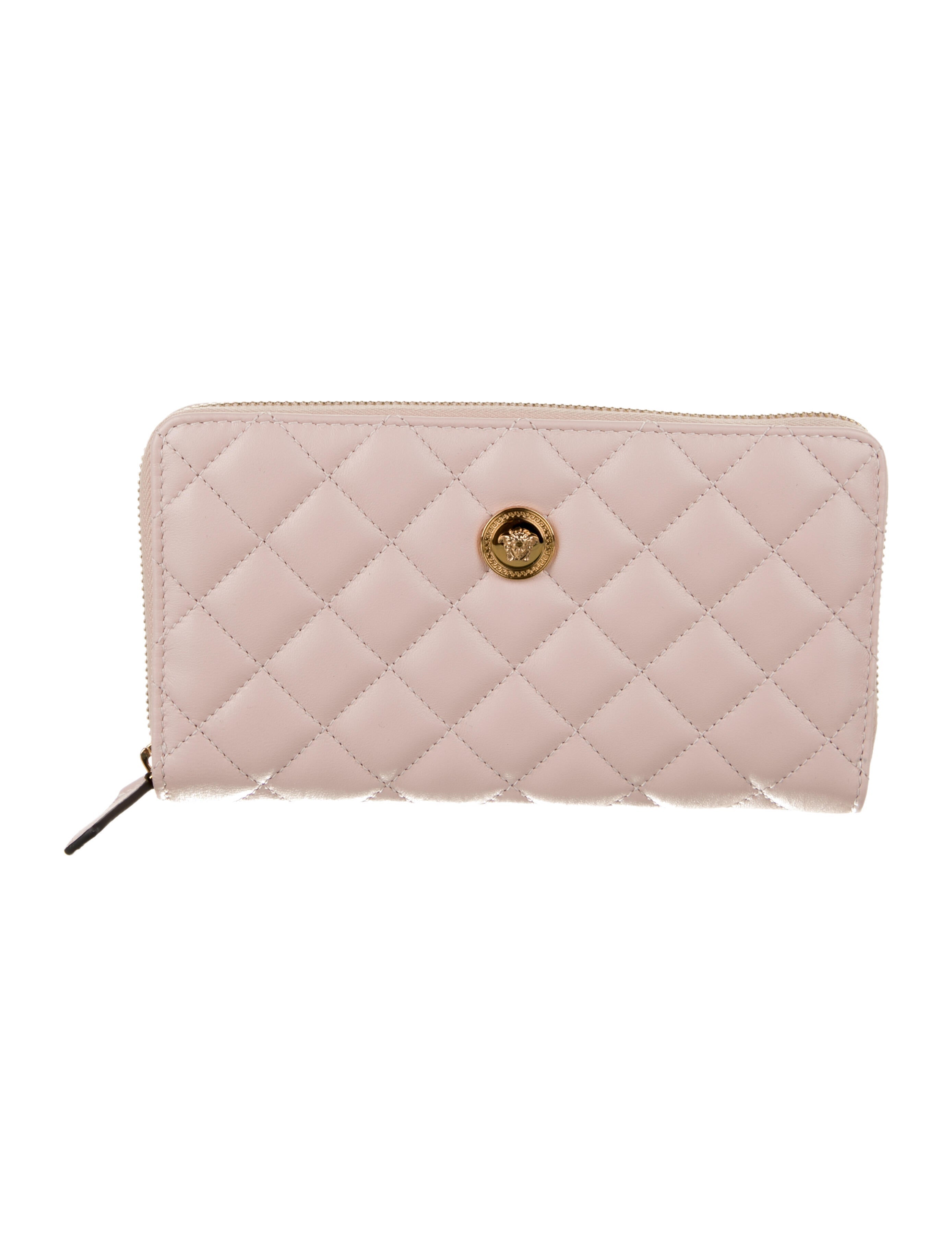 Versace Leather Continental Wallet