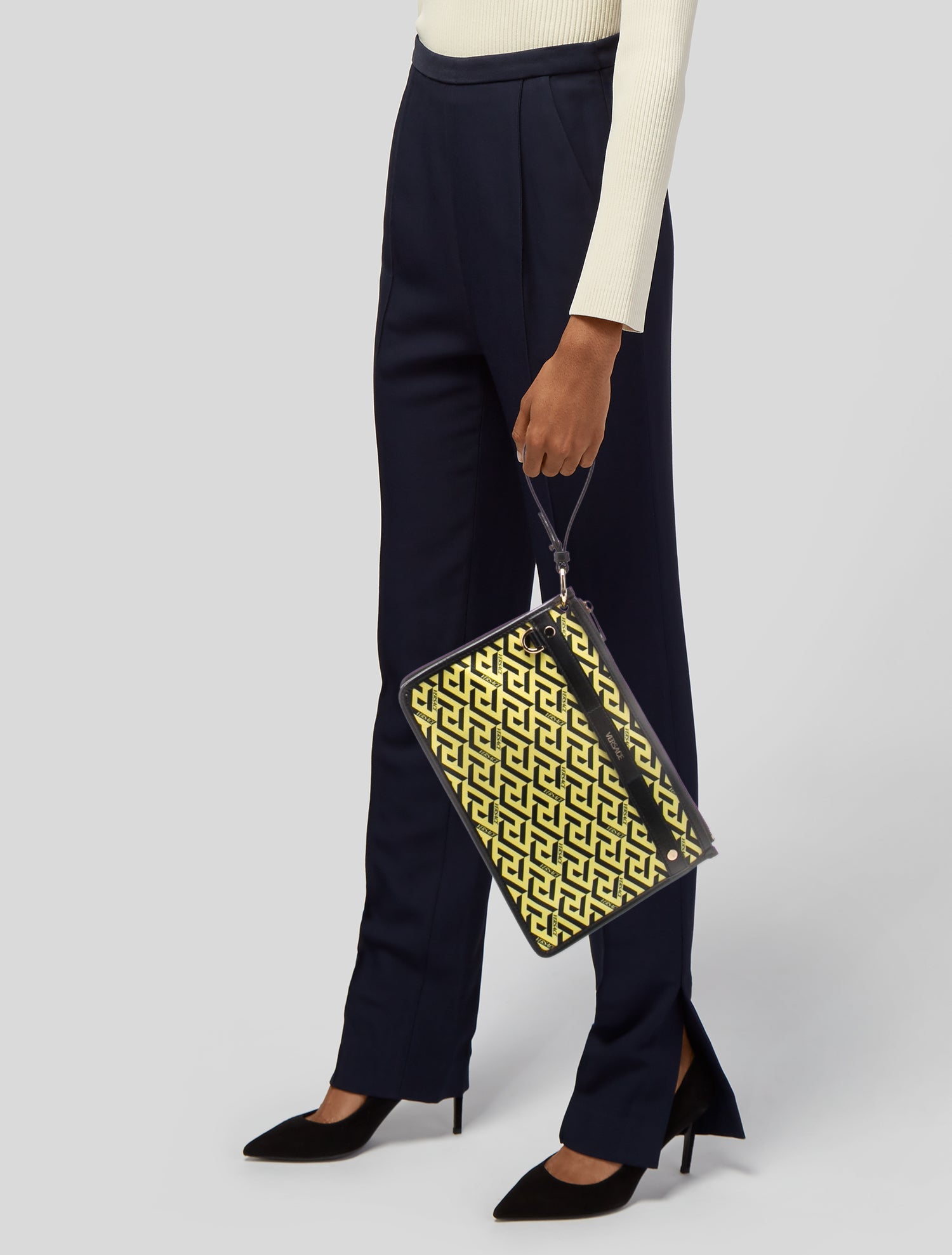 Versace Leather Clutch