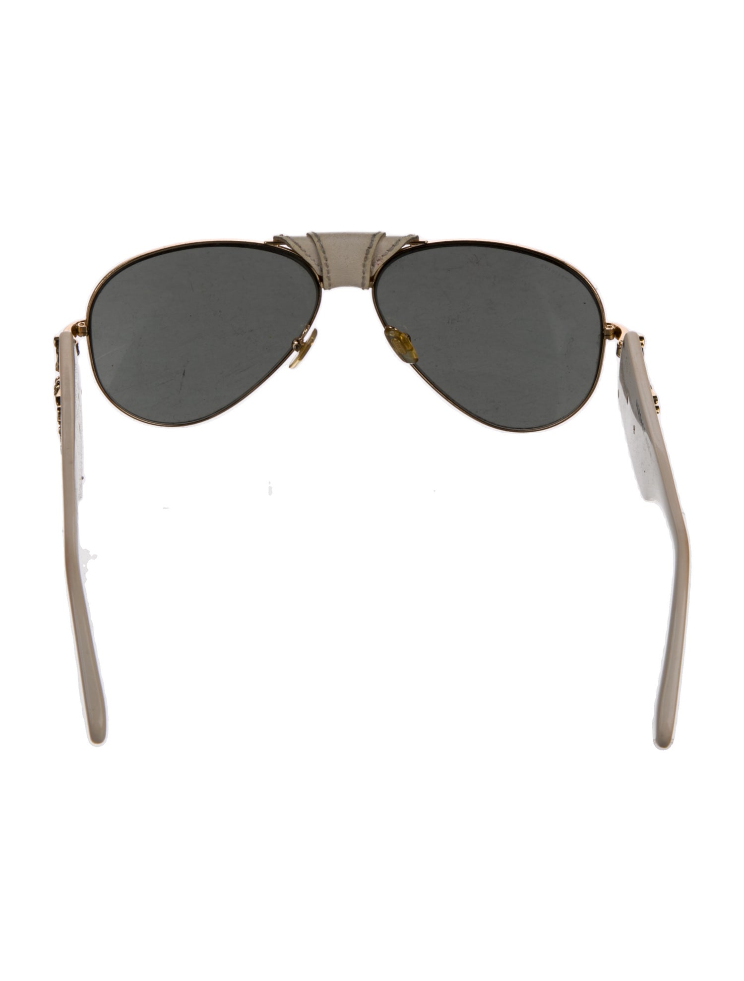 Versace Medusa Insignia Aviator Sunglasses