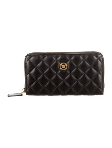Versace Wallets Leather Continental Wallet
