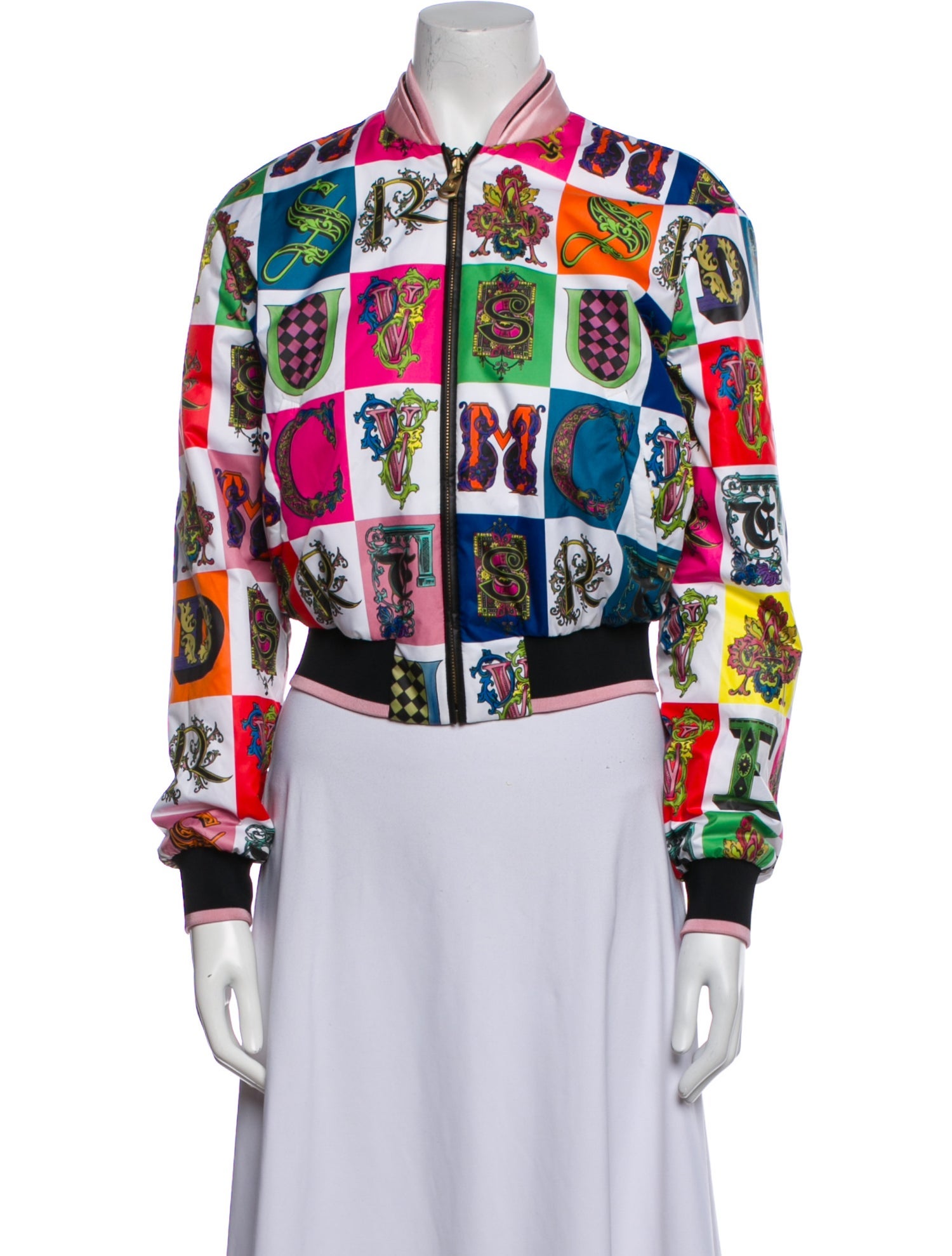 Versace Printed Bomber Jacket