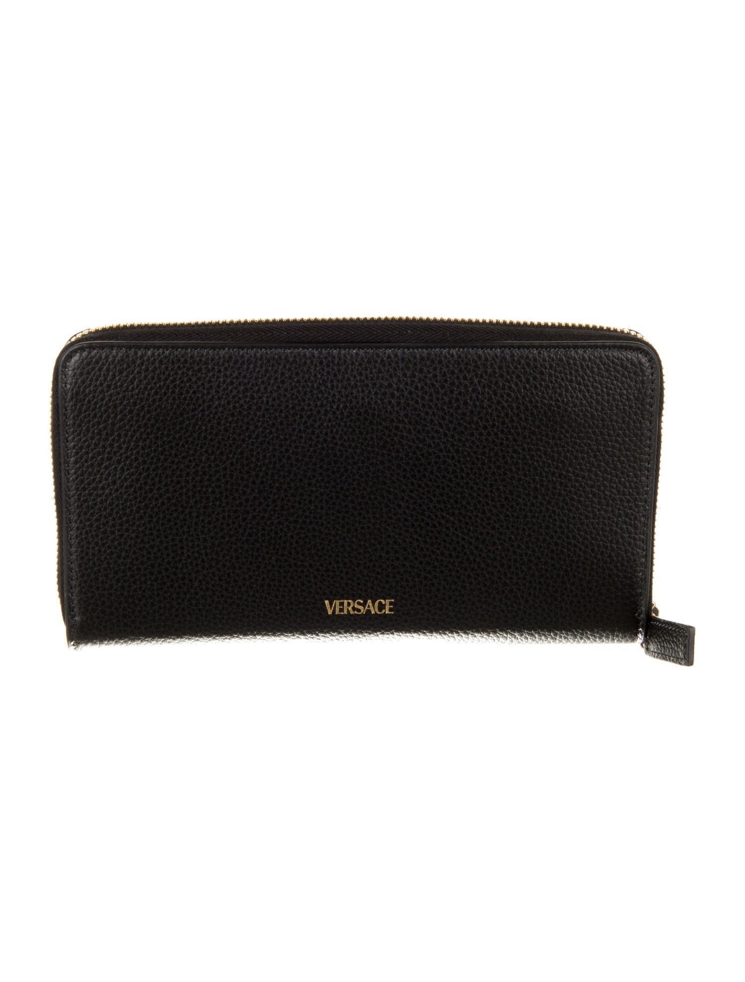 Versace Leather Continental Wallet