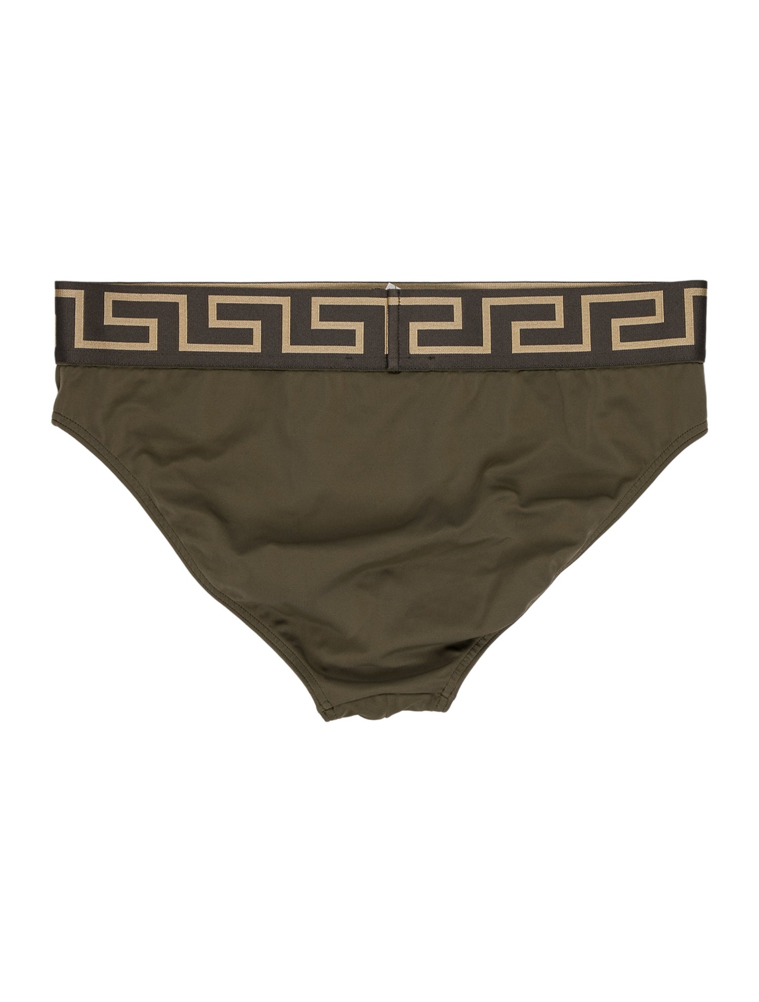 Versace Grecca Pattern Printed Swim Briefs