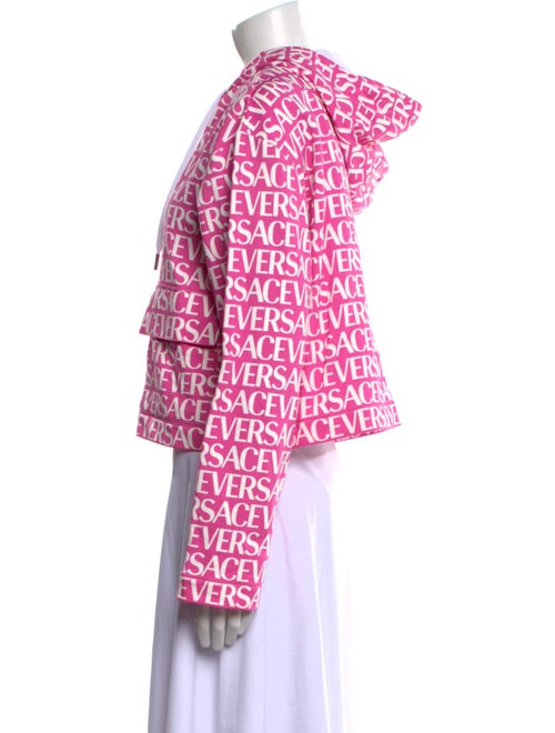 Versace Printed V-Neck Sweatshirt