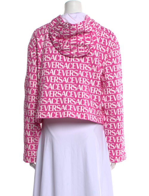 Versace Printed V-Neck Sweatshirt