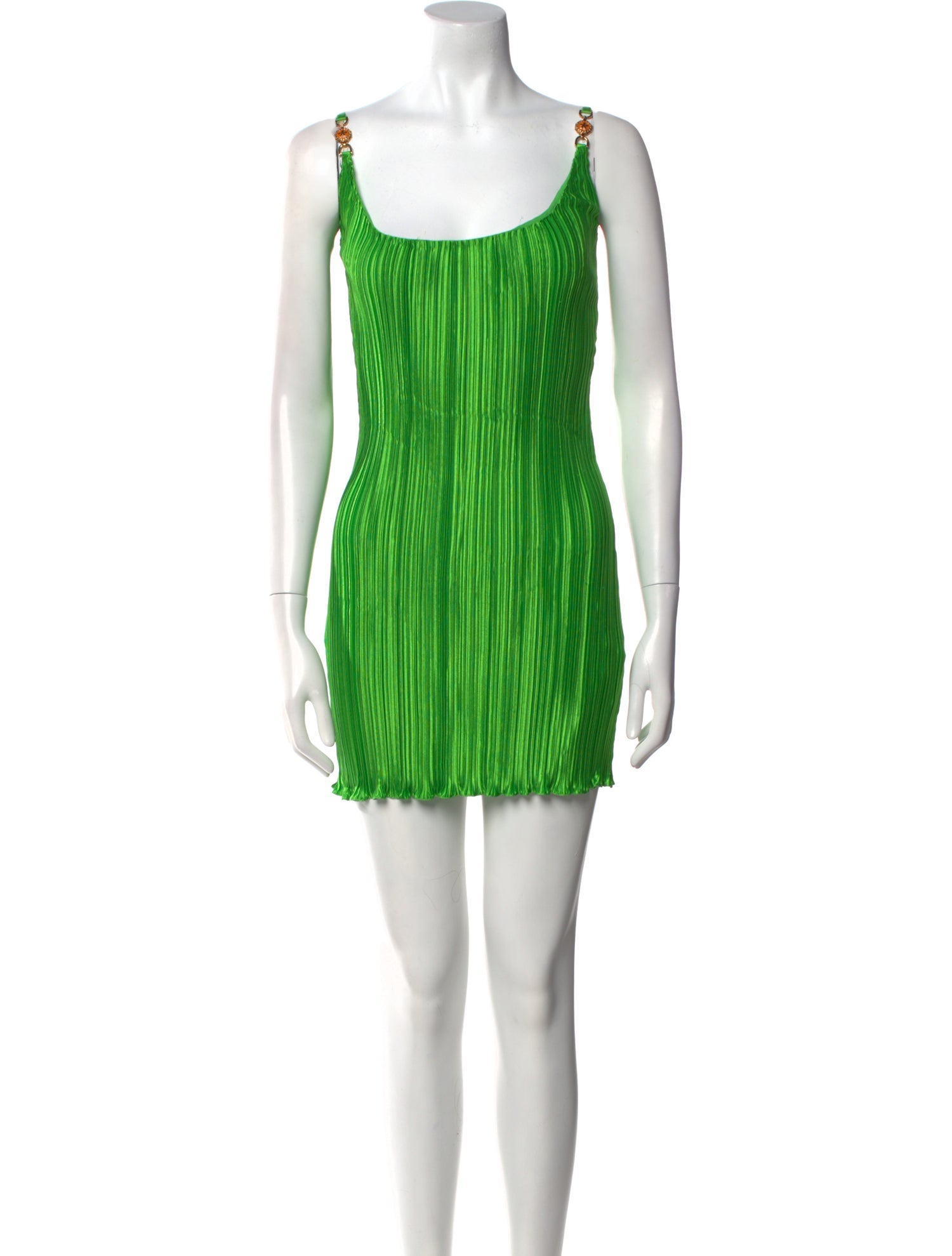 Versace Square Neckline Mini Dress