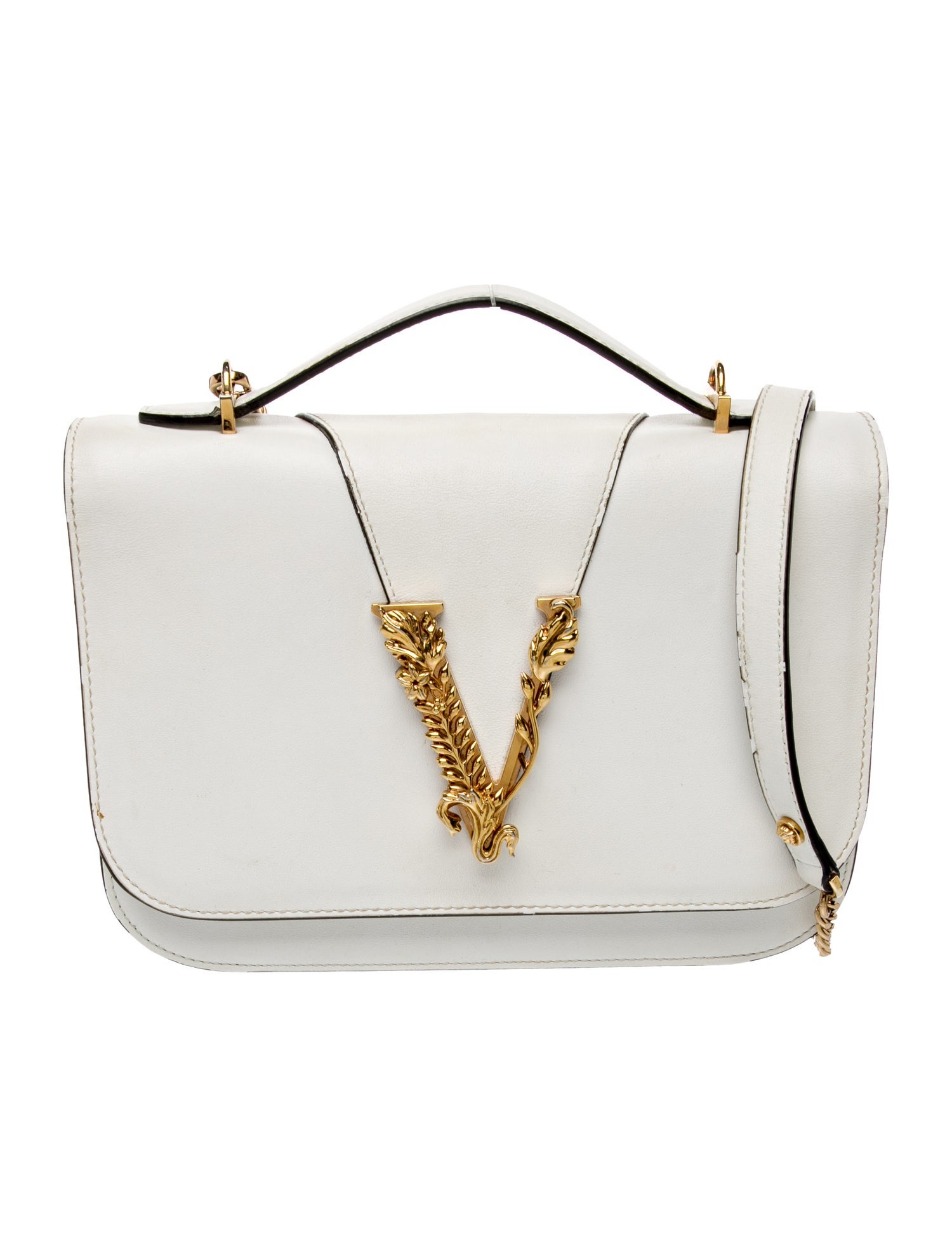 Versace Leather Crossbody Bag