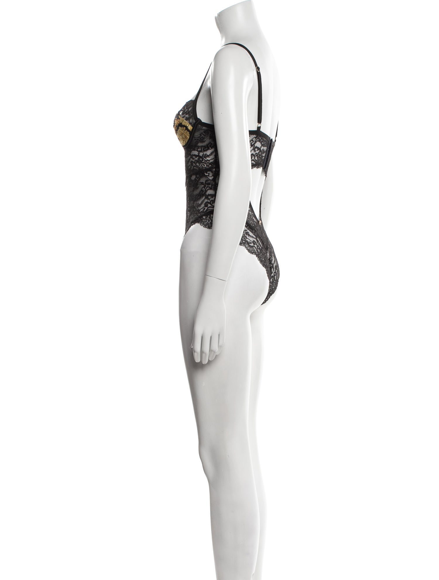 Versace Square Neckline Sleeveless Bodysuit w/ Tags