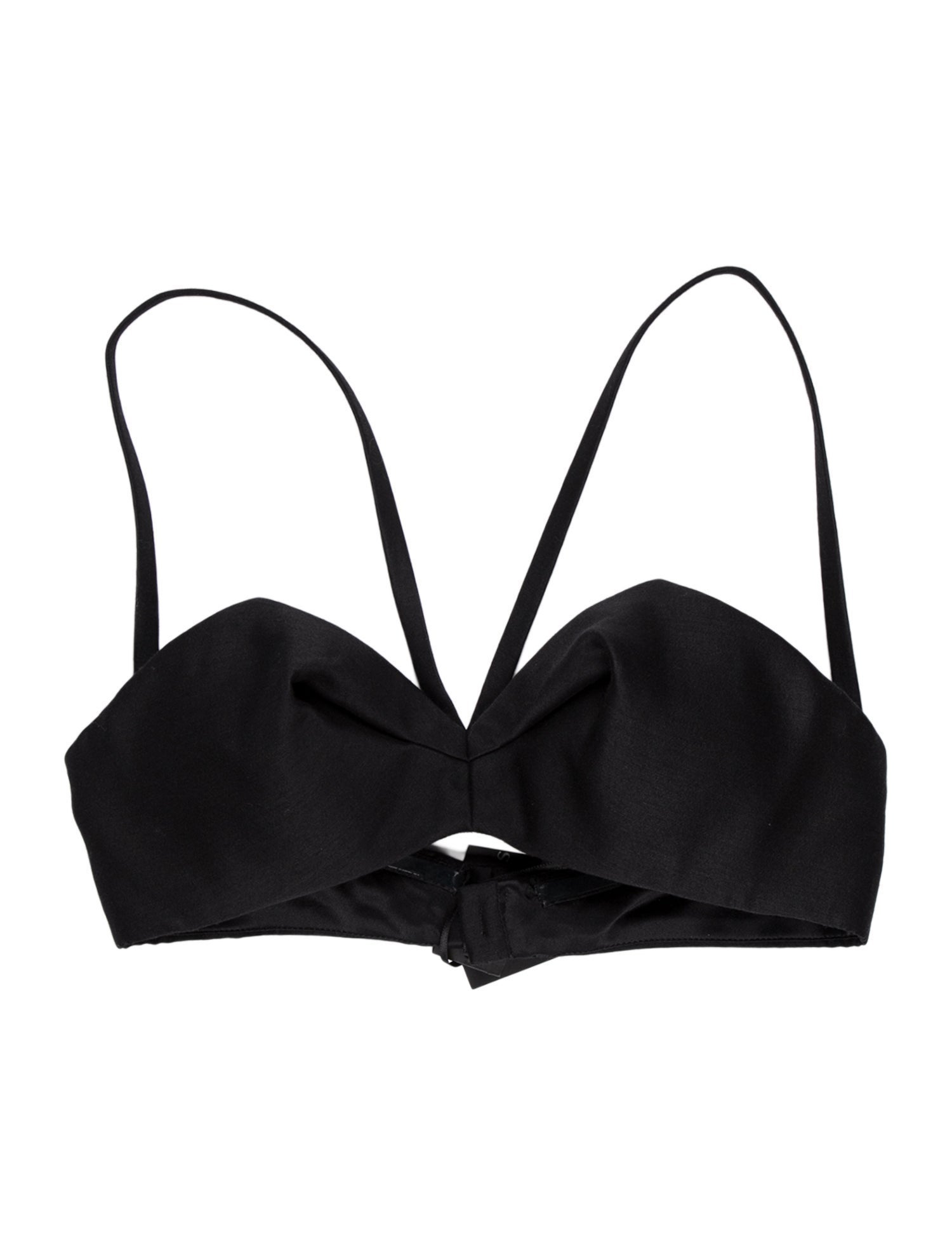 Versace Wool Strapless Crop Top w/ Tags