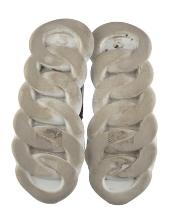 Versace Mesh Colorblock Pattern Sneakers