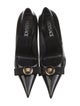 Versace Medusa Insignia Patent Leather Pumps
