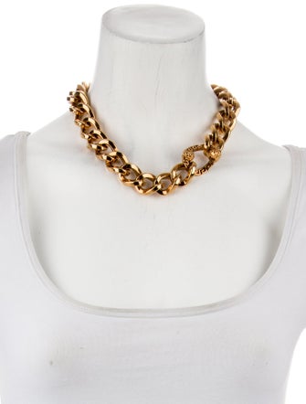 Versace Medusa Head Chain Necklace