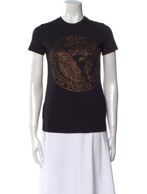 Versace Graphic Print Crew Neck T-Shirt