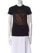 Versace Graphic Print Crew Neck T-Shirt