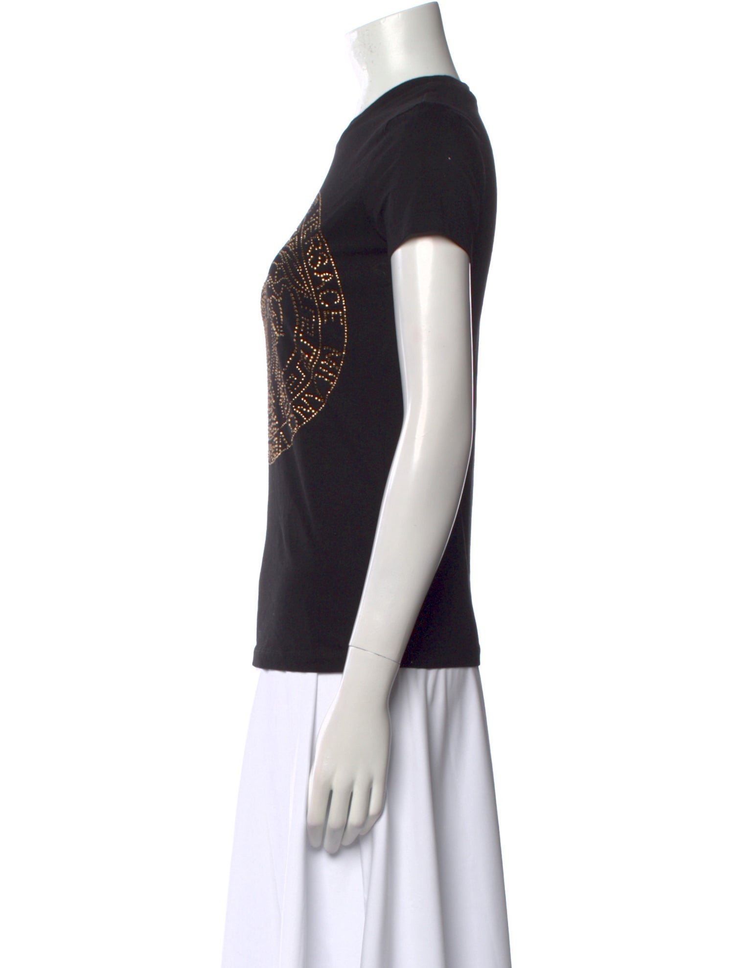 Versace Graphic Print Crew Neck T-Shirt