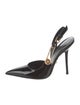 Versace Patent Leather Slingback Pumps
