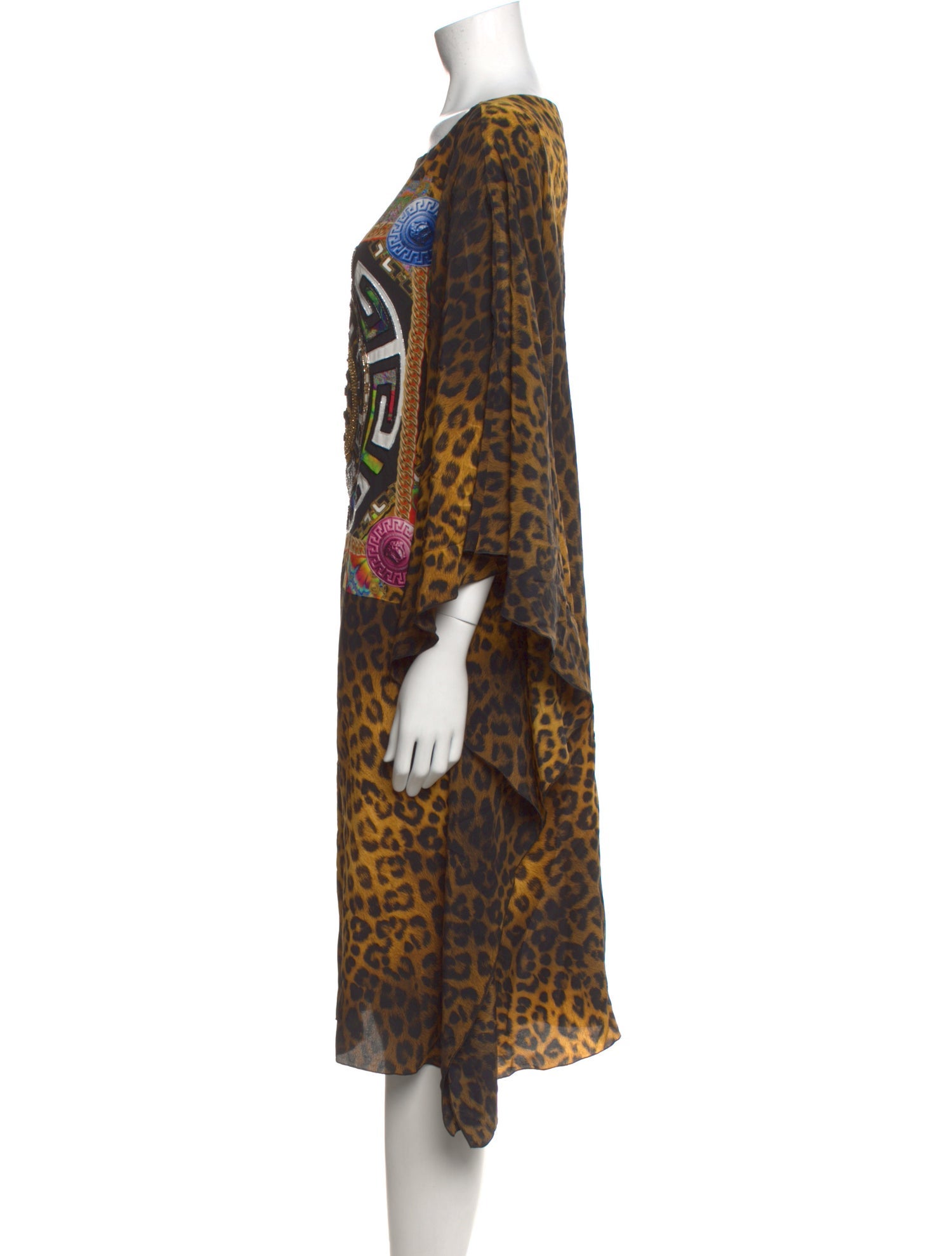 Versace Silk Knee-Length Dress