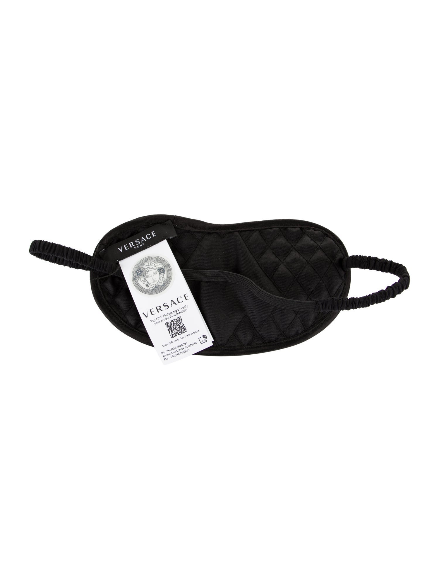Versace Medusa Print Sleep Mask w/ Tags