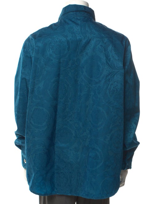 Versace Printed Long Sleeve Shirt