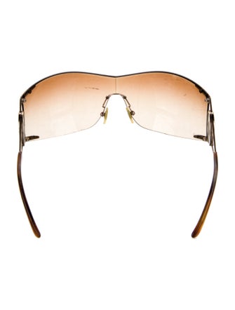 Versace Shield Gradient Sunglasses