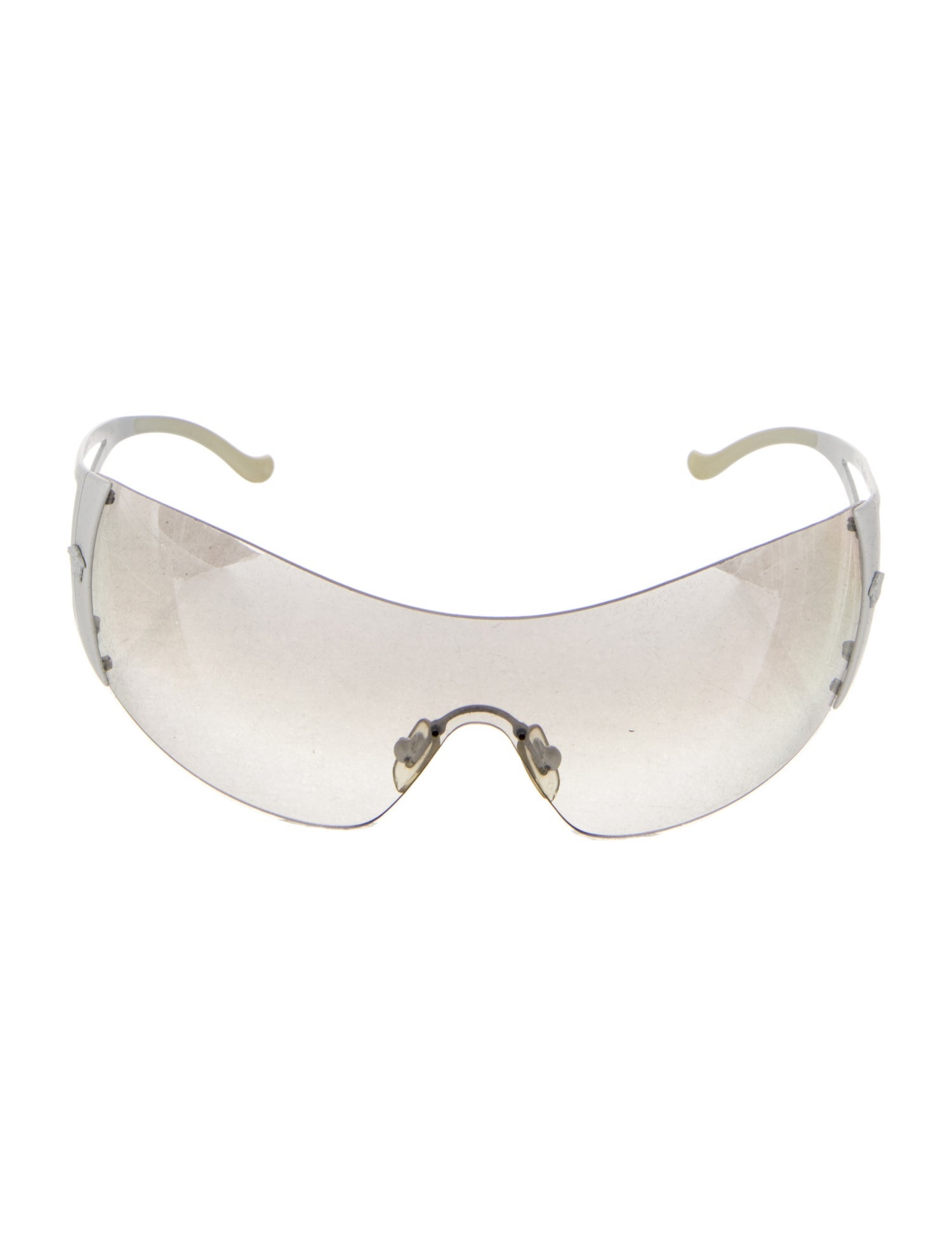 Versace Shield Mirrored Sunglasses