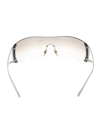 Versace Shield Mirrored Sunglasses
