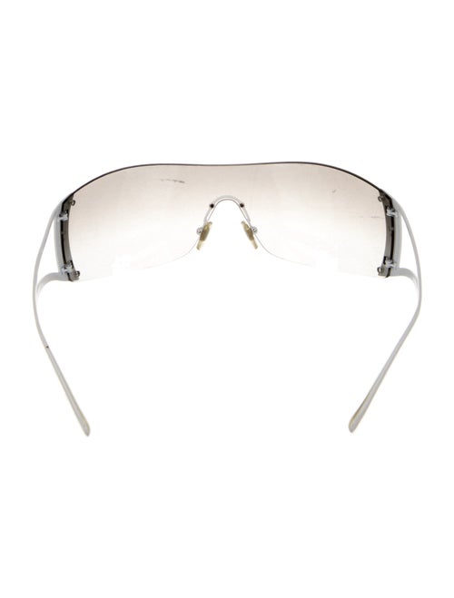 Versace Shield Mirrored Sunglasses
