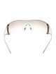 Versace Shield Mirrored Sunglasses