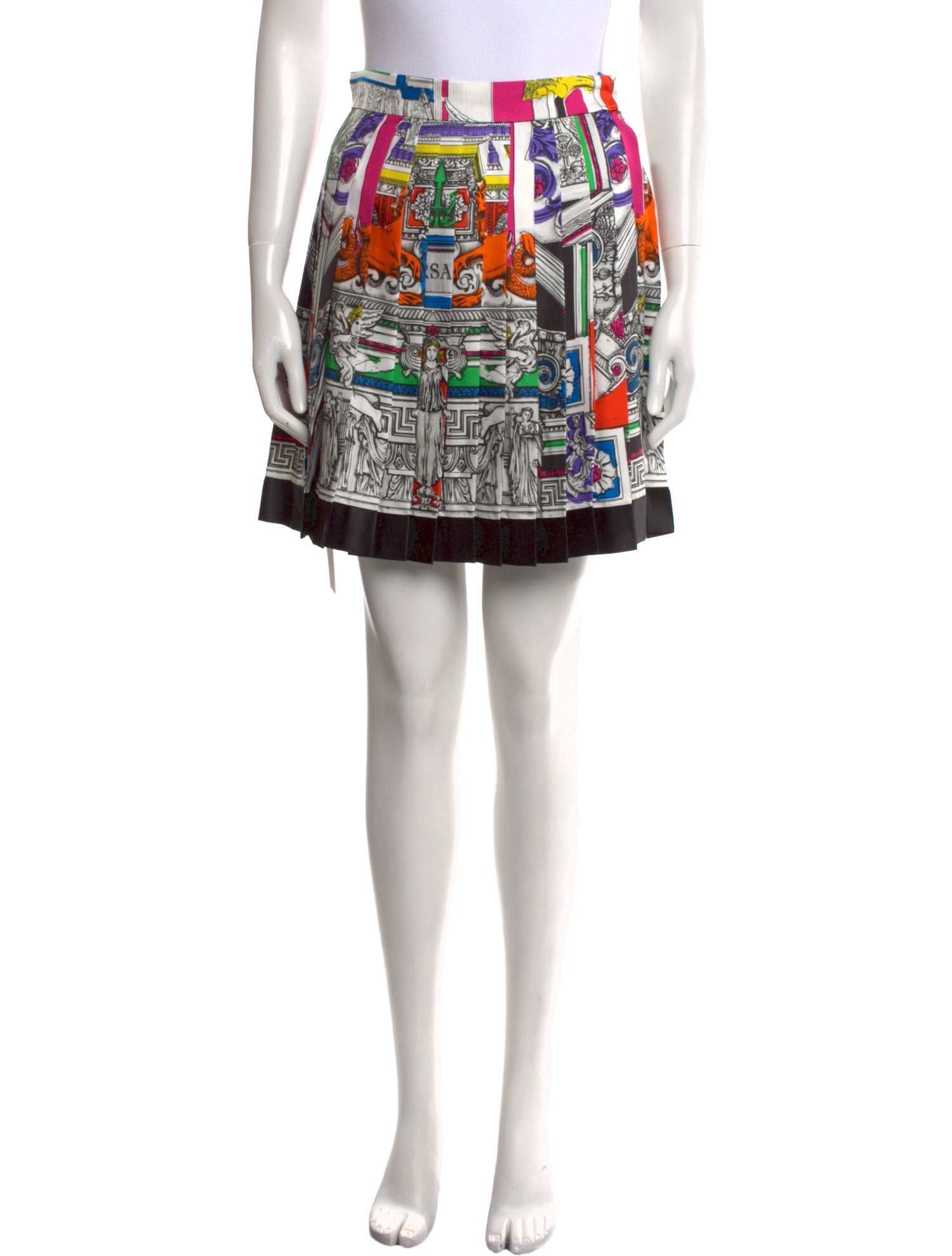 Versace Silk Mini Skirt w/ Tags