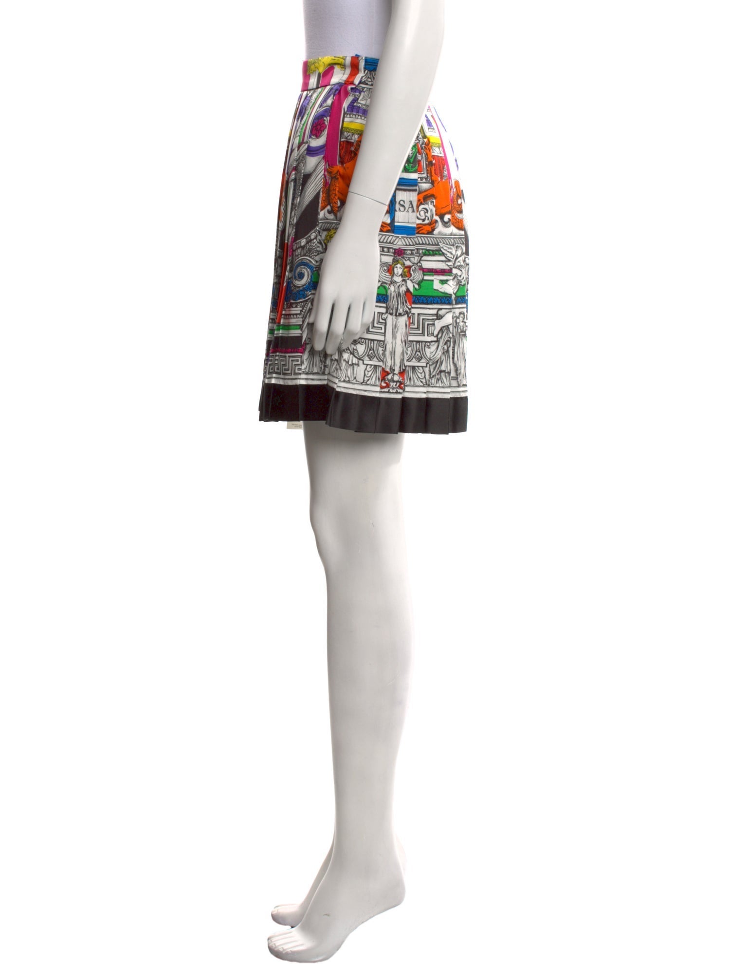 Versace Printed Mini Skirt w/ Tags