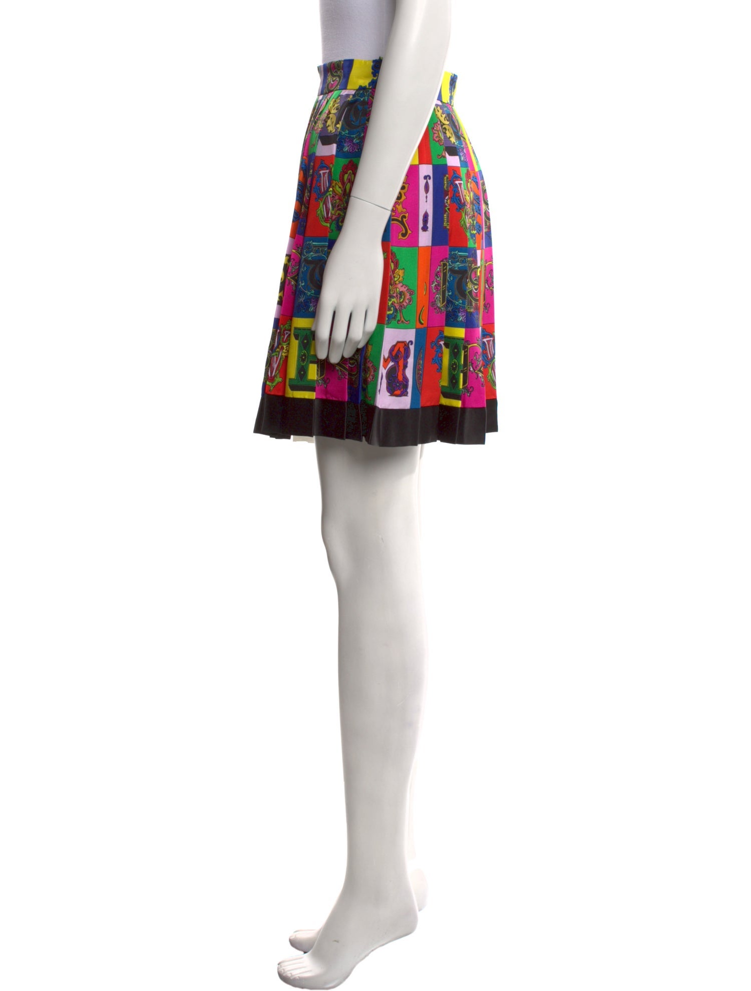 Versace Printed Mini Skirt w/ Tags