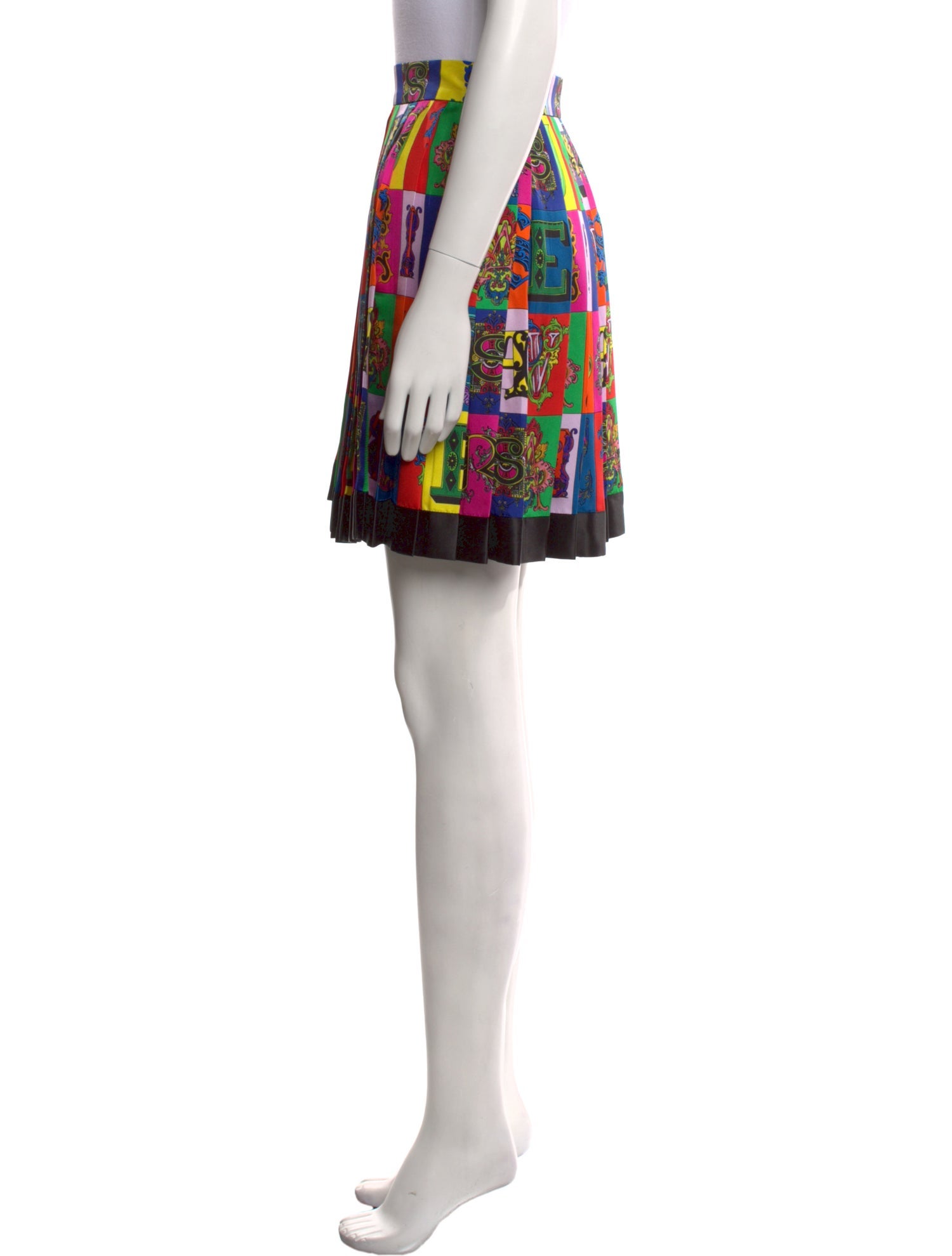 Versace Silk Mini Skirt w/ Tags