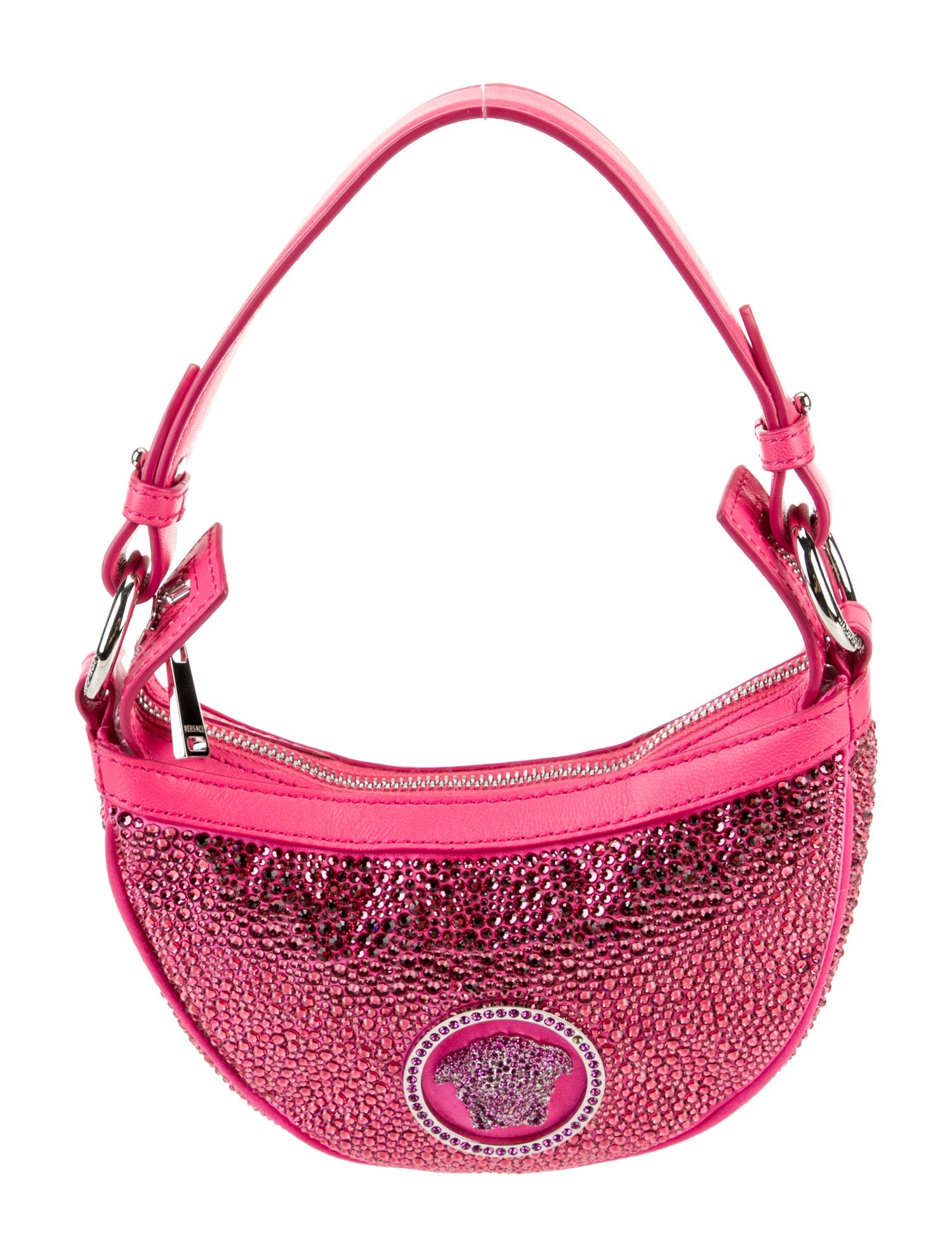 Versace Satin Top Handle Bag