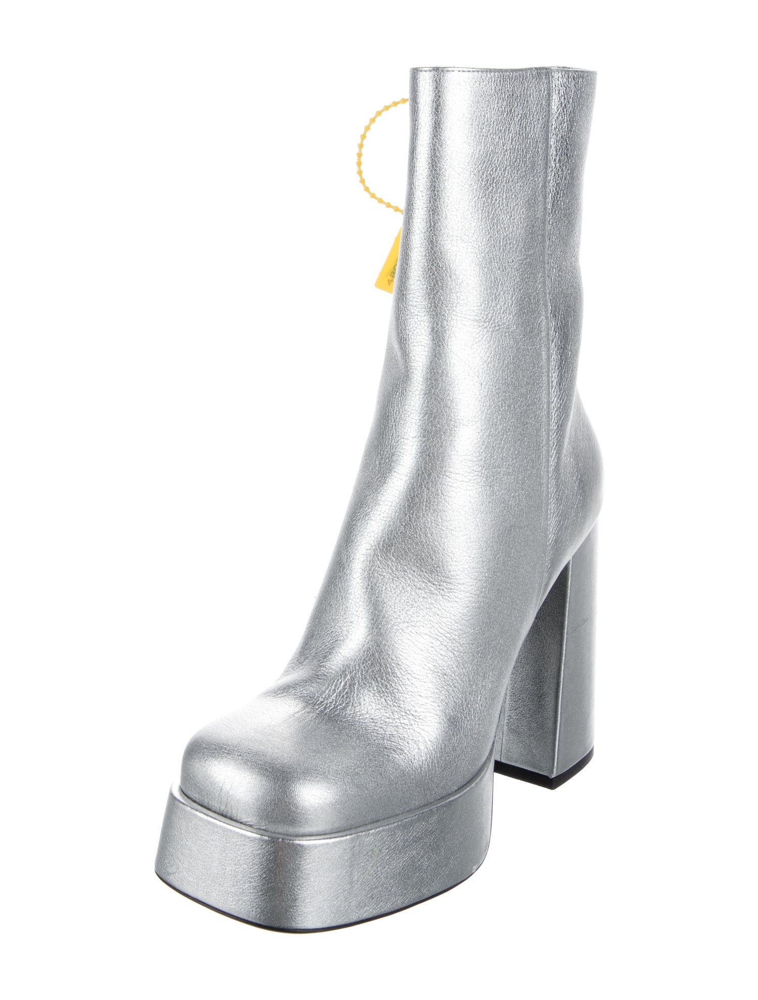 Versace Leather Sock Boots