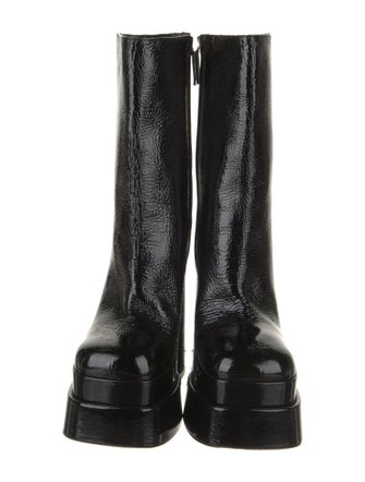 Versace Patent Leather Boots