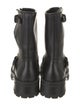 Versace Leather Moto Boots