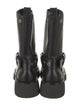 Versace Leather Studded Accents Moto Boots