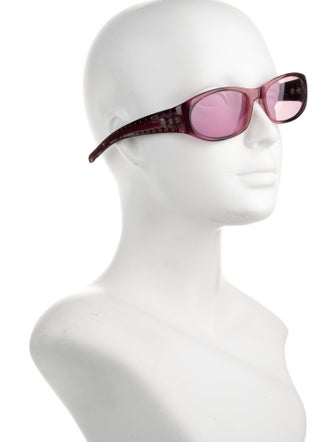 Versace Square Tinted Sunglasses