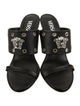 Versace Leather Printed Slides