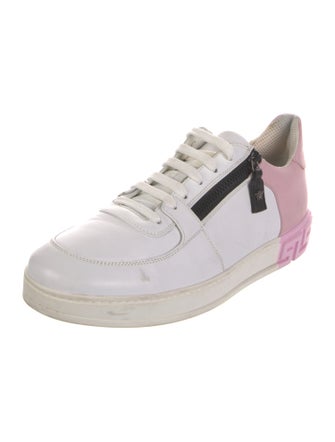 Versace Medusa Insignia Leather Sneakers