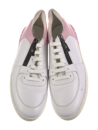 Versace Medusa Insignia Leather Sneakers